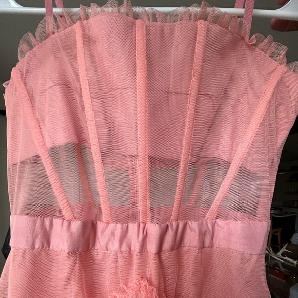 NWOT Z Crave DIDA Tulle Prom Formal Dress in Pink - Size Small - Picture 9 of 13